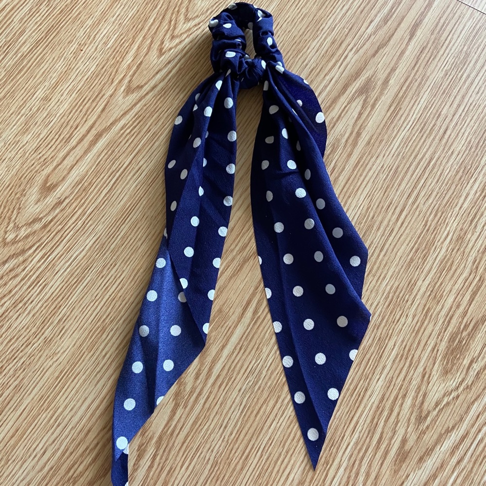 Like new Satin & Chiffon Hair Scarf Scrunchie